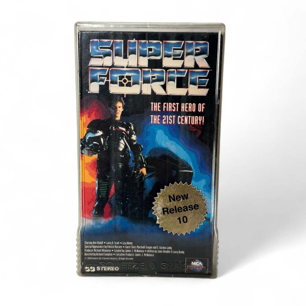 Super Force VHS Tape Video Ken Olandt Sci-Fi Action Horror Fantasy